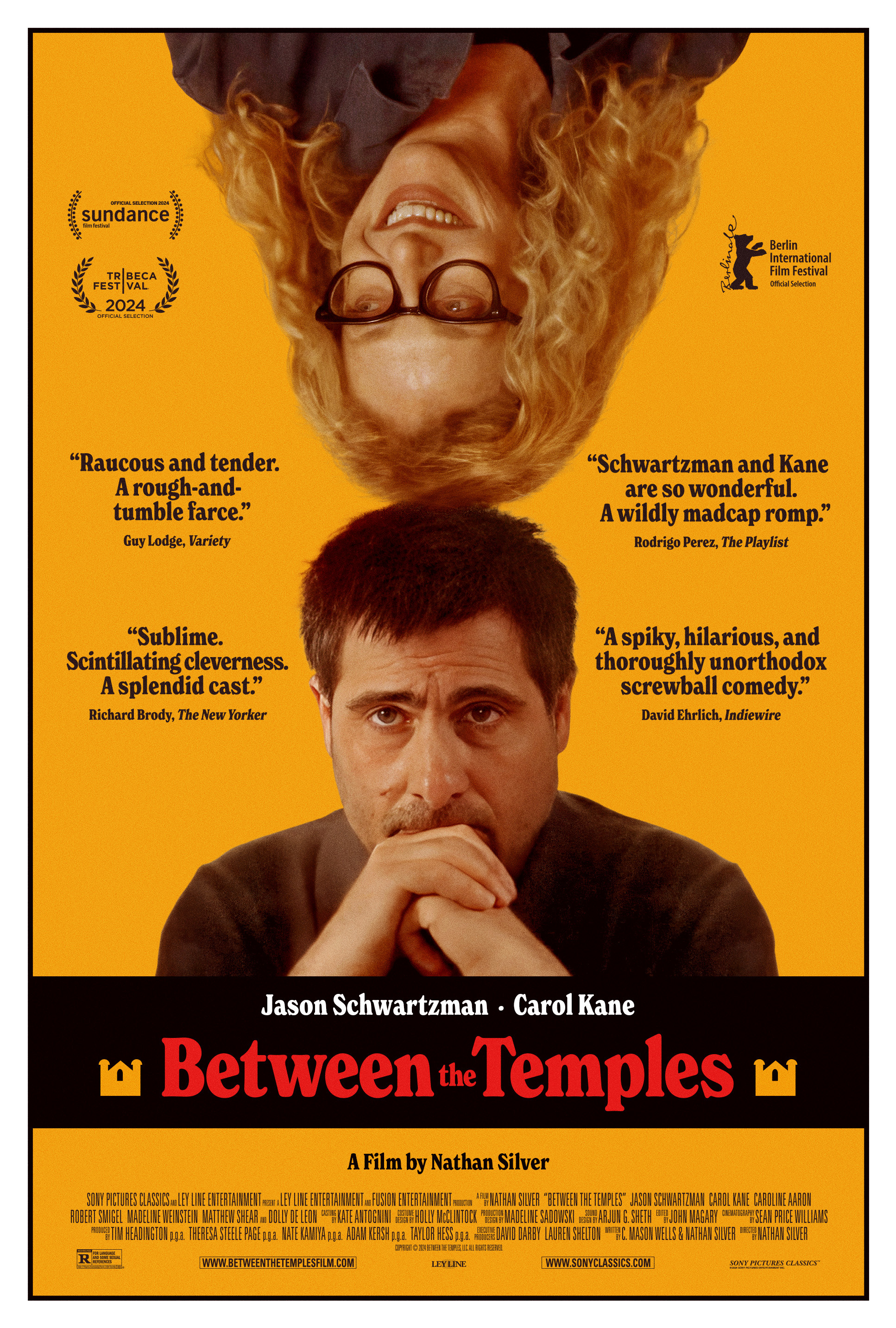 movie poster for Between the Temples