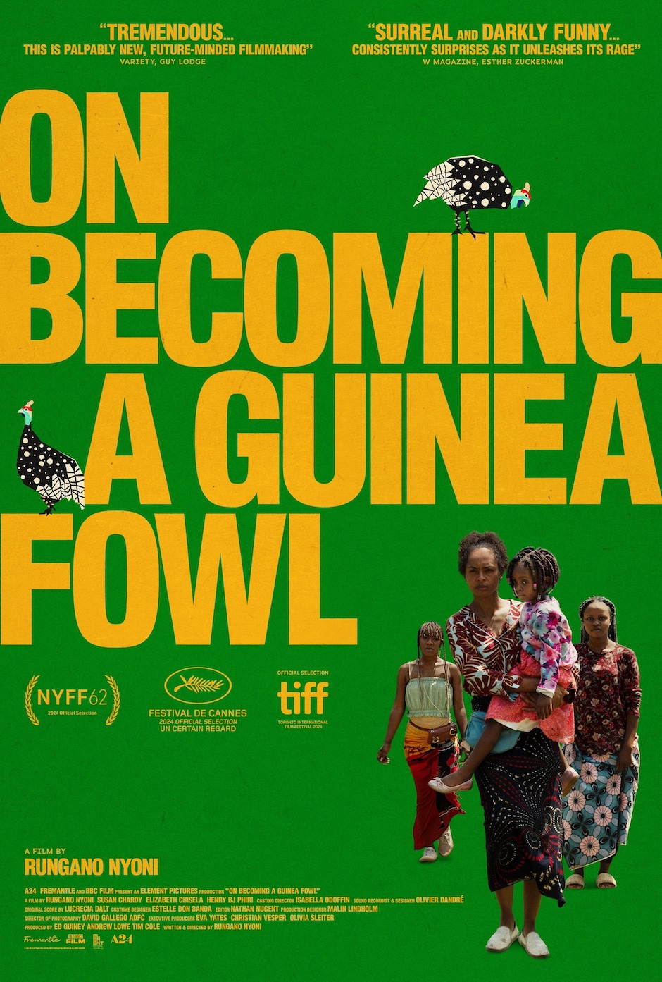 movie poster for On Becoming A Guinea Fowl